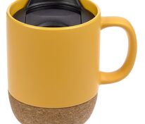 Кружка с пробковой подставкой Corky Walk, желтая арт.12893.80