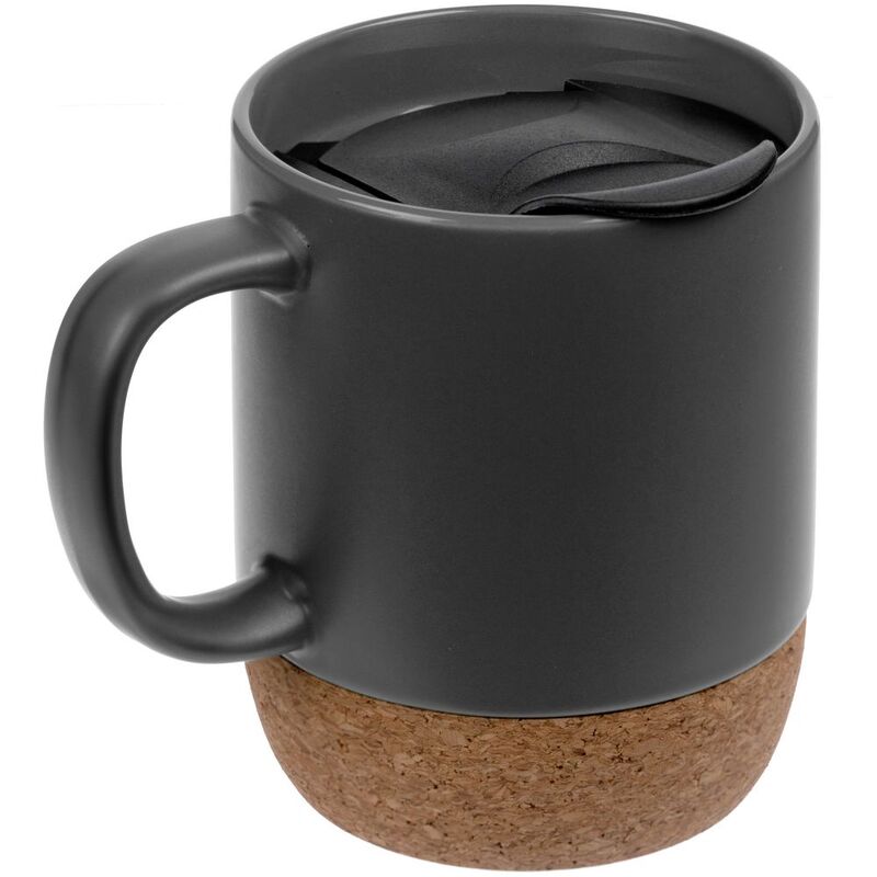 Кружка с пробковой подставкой Corky Walk, серая арт.12893.11