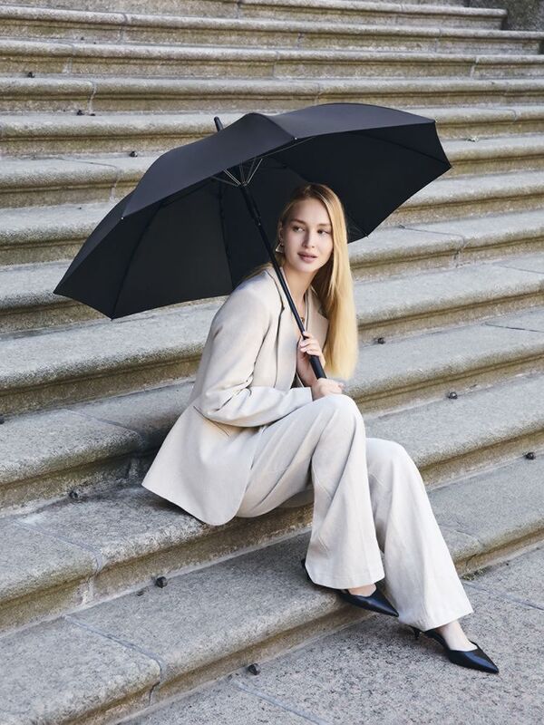 Зонт-трость Domelike, черный арт.15840.30