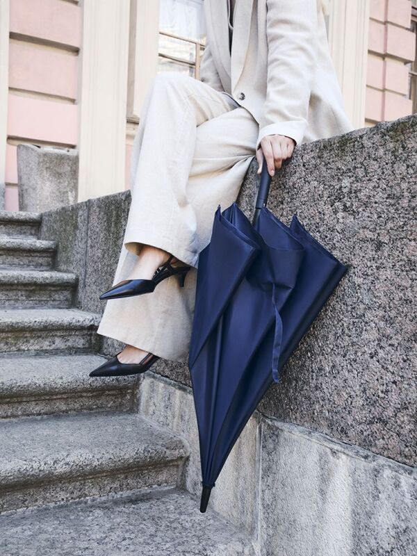 Зонт-трость Domelike, темно-синий арт.15840.40