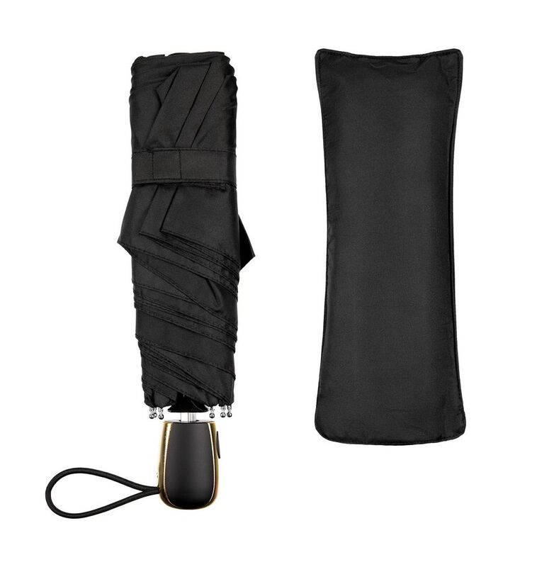 Зонт складной Nicety, черный арт.15841.30