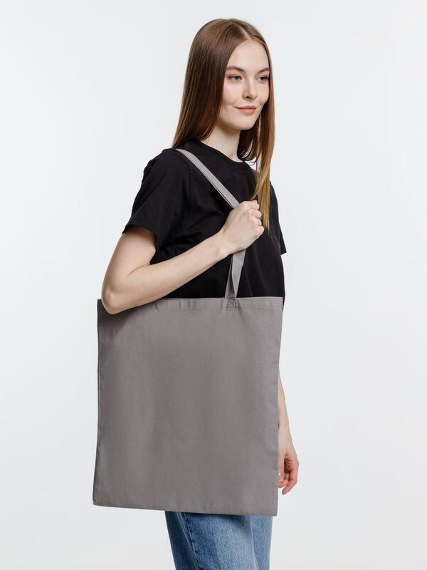 Холщовая сумка Optima 135, серая арт.5452.10