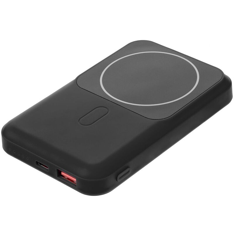 Магнитный беспроводной аккумулятор Top Force, 10 000 мАч, черный арт.23103.30