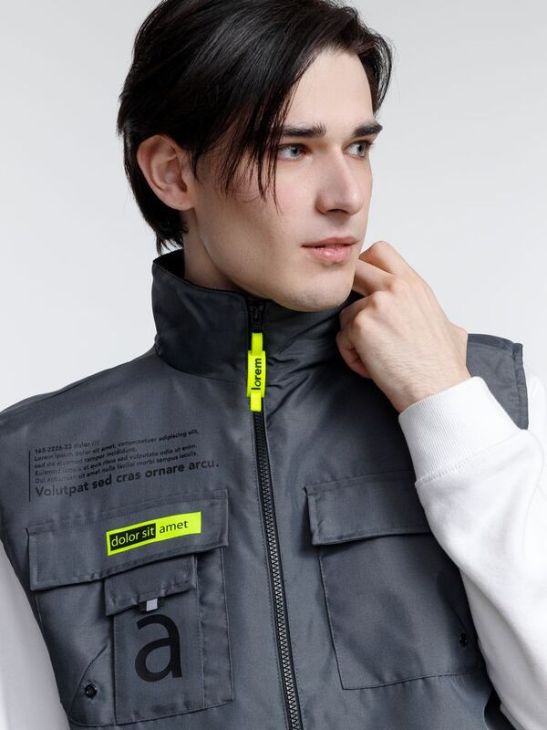 Жилет мужской Stockholm, серый арт.16270.10