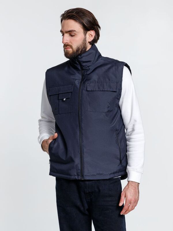 Жилет мужской Stockholm, темно-синий арт.16270.40