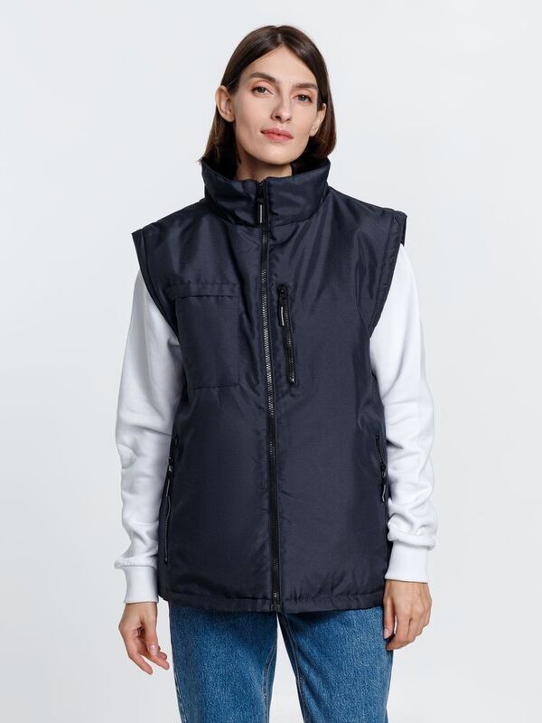 Куртка-трансформер унисекс Astana, темно-синяя арт.16272.40