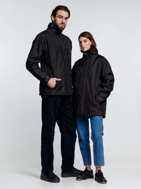 Парка унисекс Liubliana, черная арт.16273.30