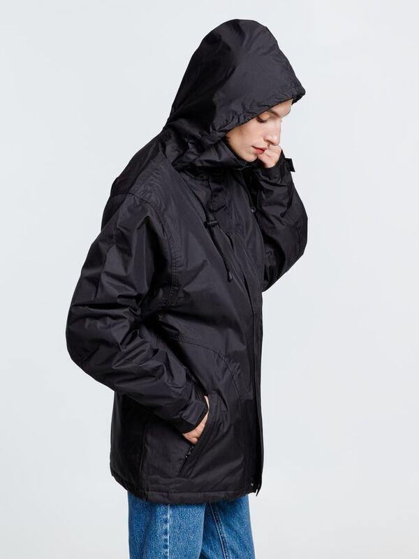 Парка унисекс Liubliana, черная арт.16273.30