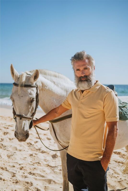 Рубашка поло мужская Adam, красная арт.16274.50