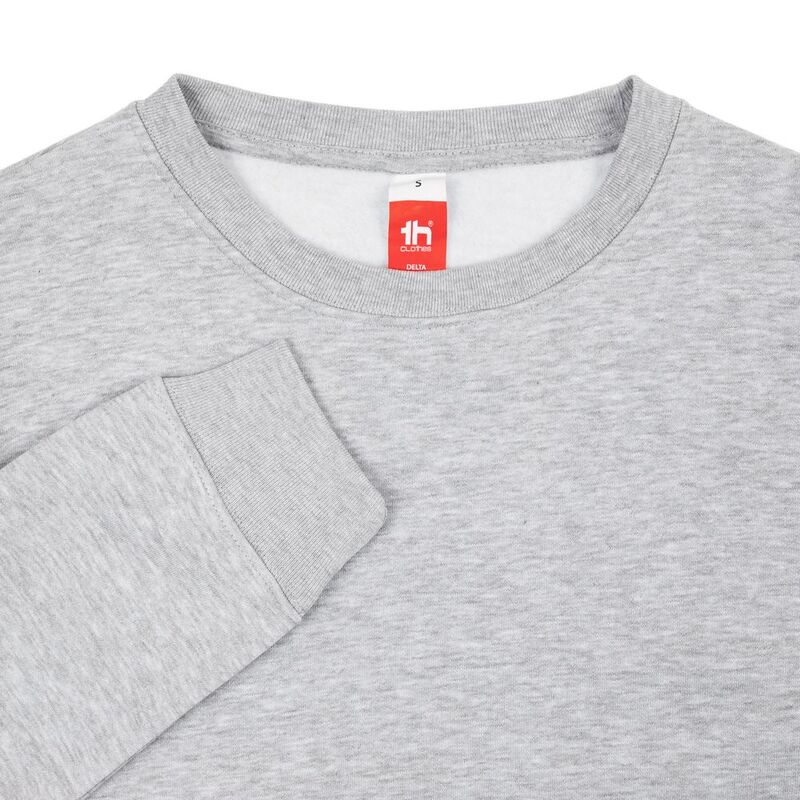 Свитшот унисекс Delta, серый меланж арт.16275.11
