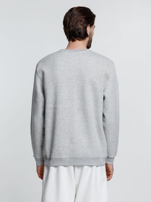 Свитшот унисекс Delta, серый меланж арт.16275.11