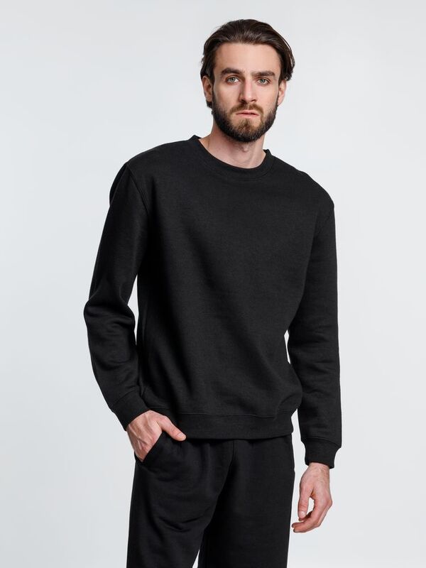 Свитшот унисекс Delta, черный арт.16275.30