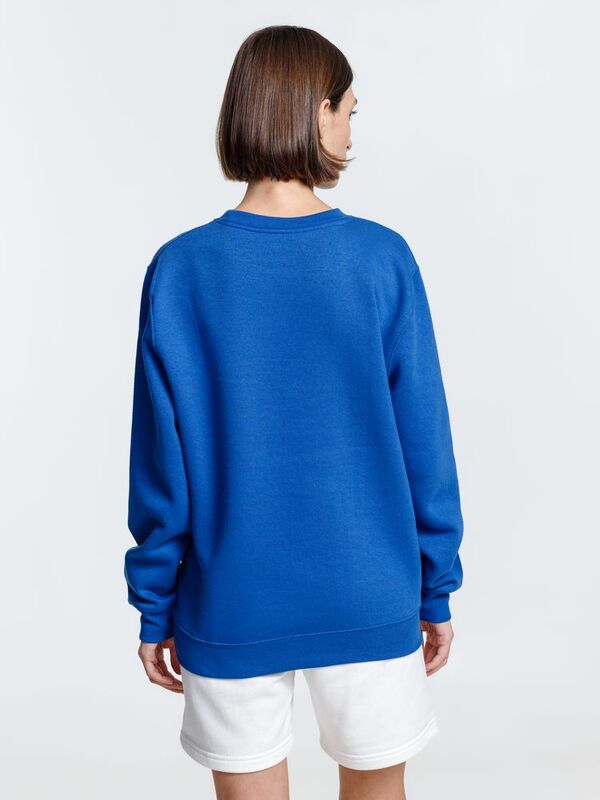 Свитшот унисекс Delta, ярко-синий арт.16275.44
