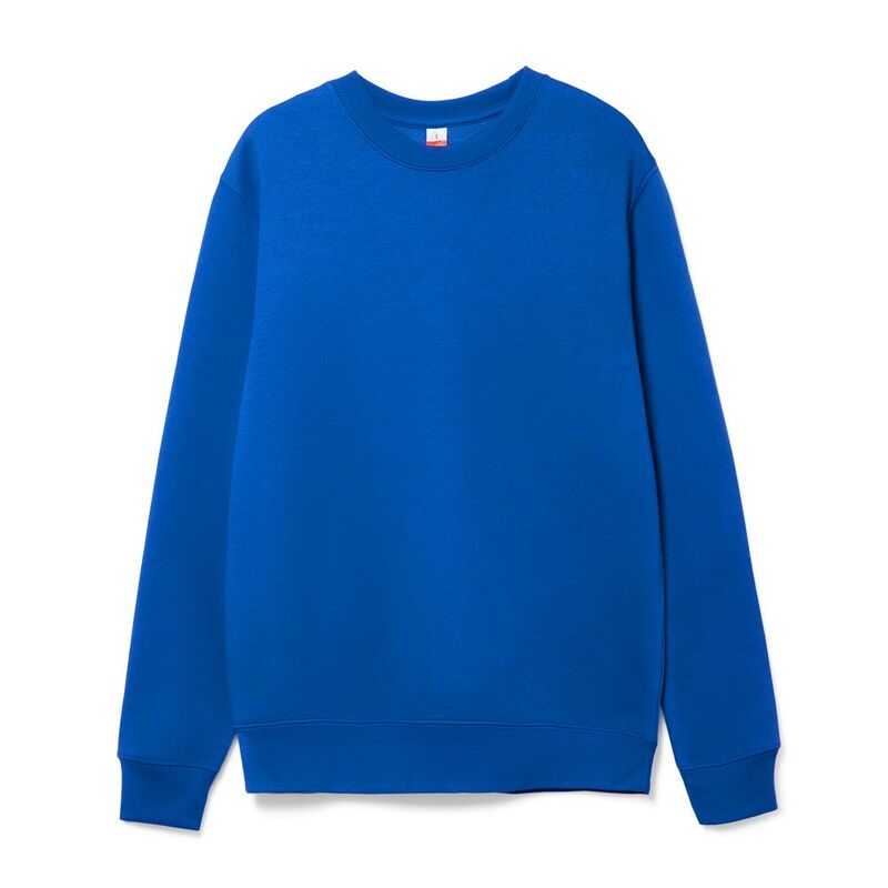 Свитшот унисекс Delta, ярко-синий арт.16275.44