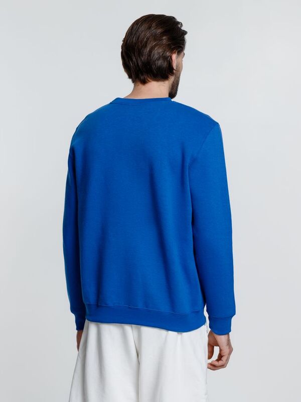 Свитшот унисекс Delta, ярко-синий арт.16275.44