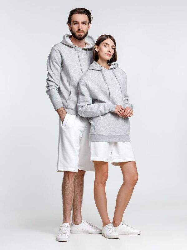 Худи унисекс Phoenix, серый меланж арт.16276.11