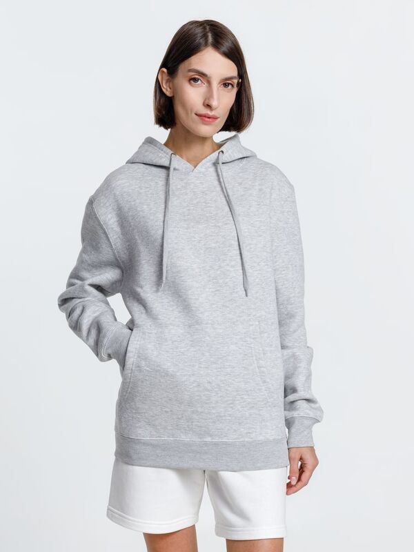 Худи унисекс Phoenix, серый меланж арт.16276.11