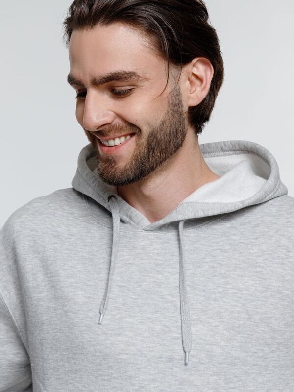 Худи унисекс Phoenix, серый меланж арт.16276.11