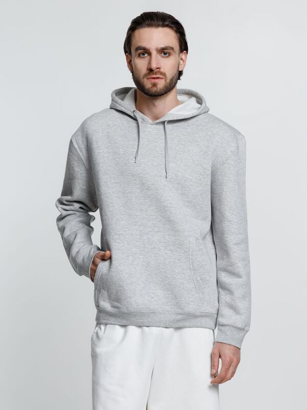 Худи унисекс Phoenix, серый меланж арт.16276.11