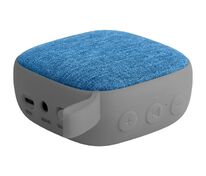Беспроводная колонка Chubby, серая с голубым арт.7557.14