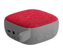 Беспроводная колонка Chubby, серая с красным арт.7557.15
