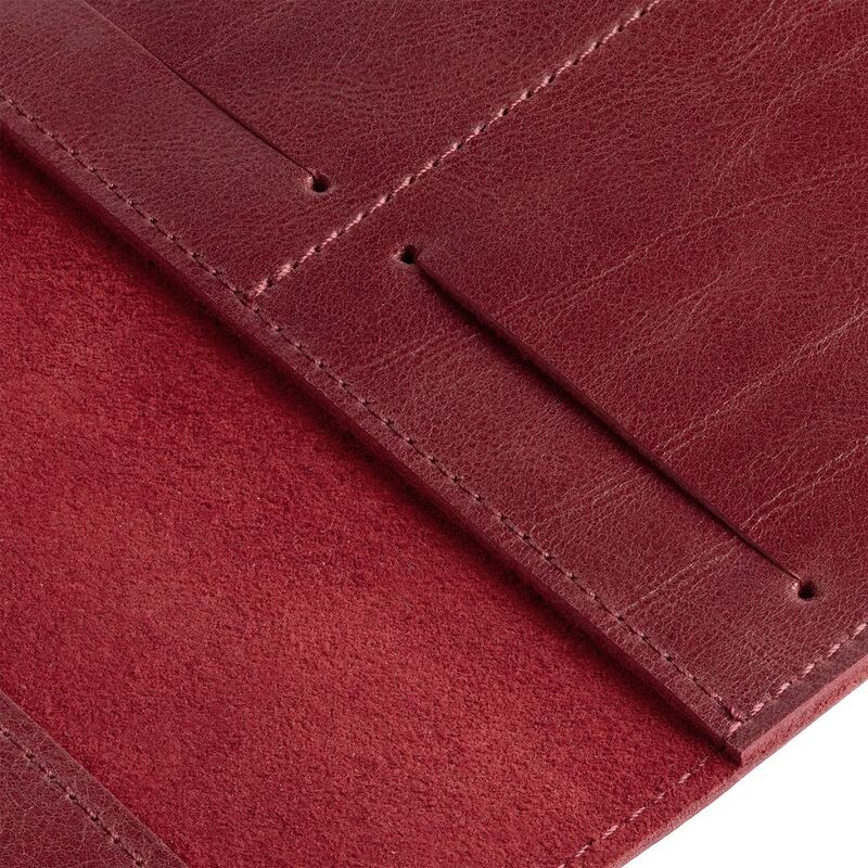 Обложка для паспорта Apache, ver.2, темно-красная арт.23437.05