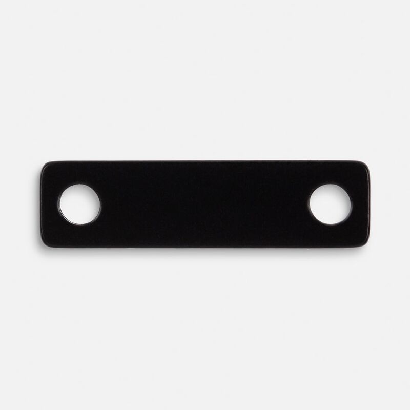 Шильдик металлический Alfa Liten, черный арт.13844.30