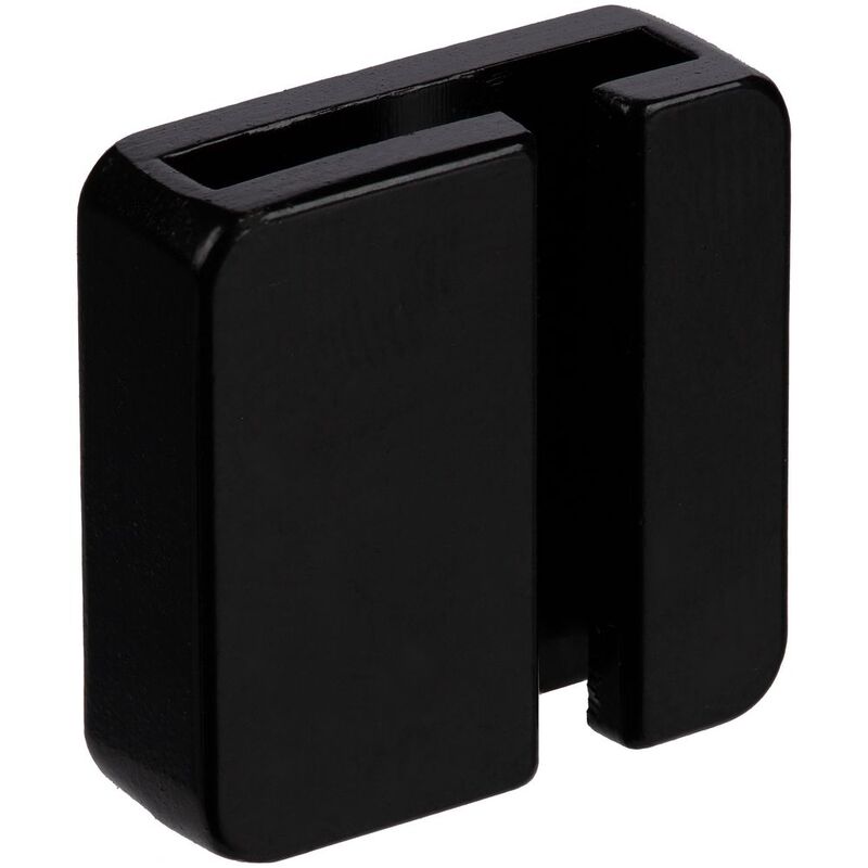 Квадратный шильдик на резинку Direct, черный арт.16252.30