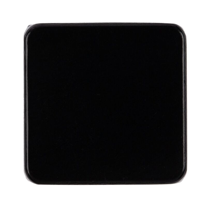 Квадратный шильдик на резинку Direct, черный арт.16252.30