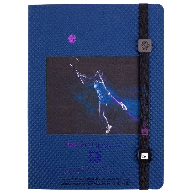 Квадратный шильдик на резинку Direct, черный арт.16252.30