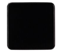 Квадратный шильдик на резинку Direct, черный арт.16252.30