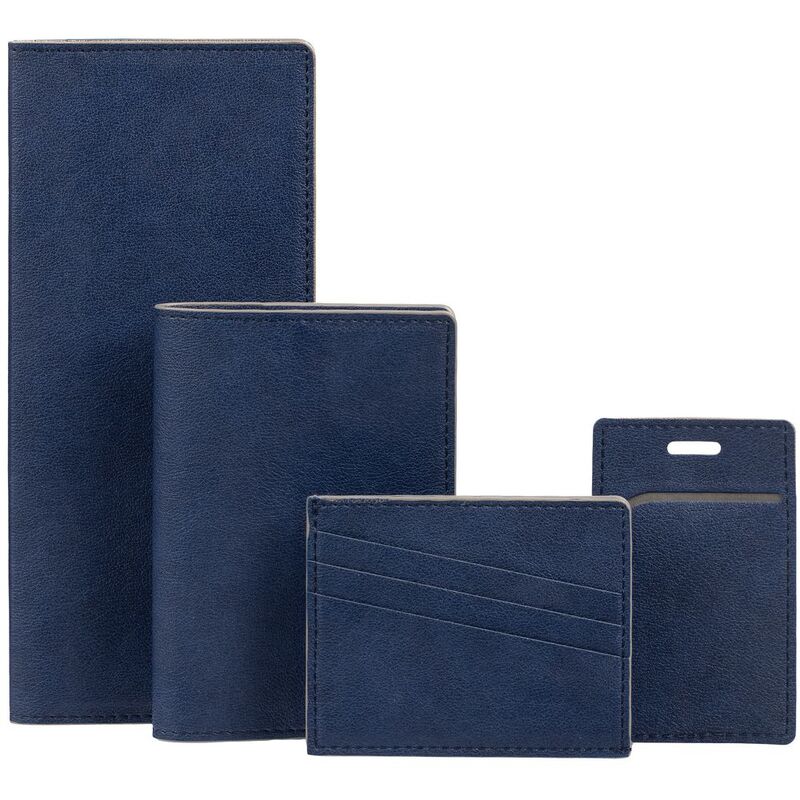 Обложка для паспорта Petrus, синяя арт.15526.40