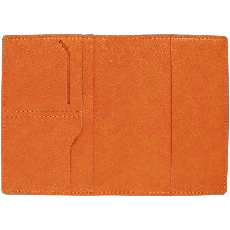 Обложка для паспорта Petrus, оранжевая арт.15526.20