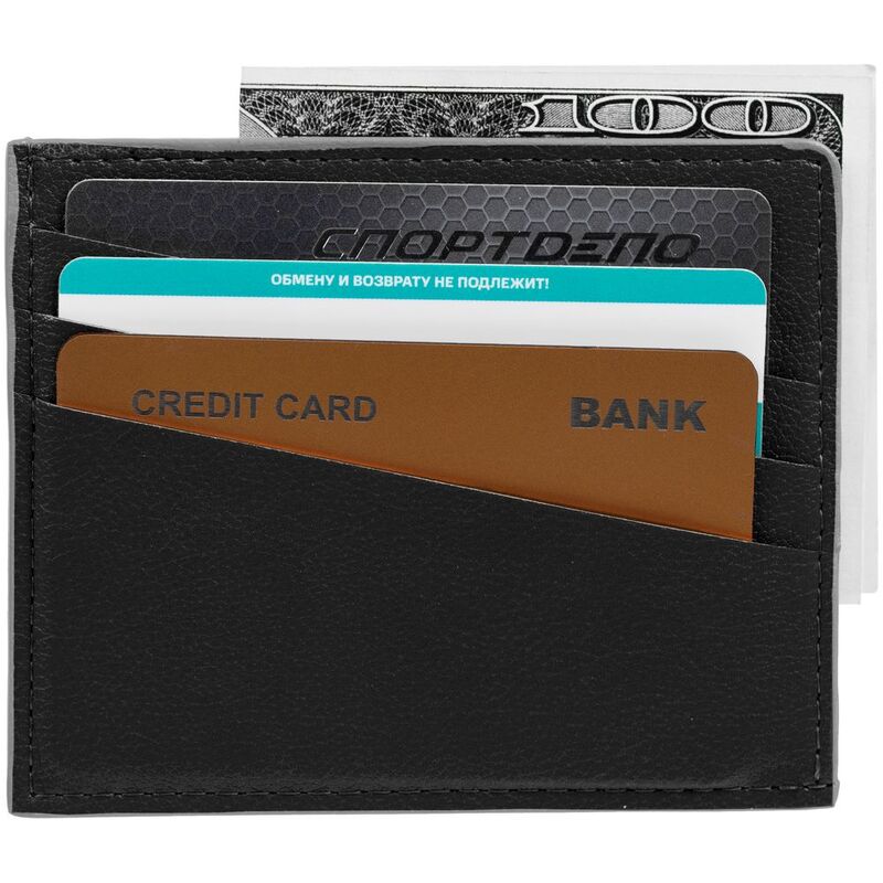 Чехол для карточек Petrus, черный арт.15528.30