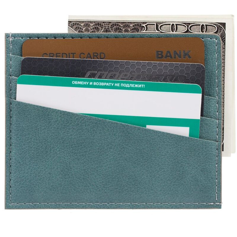 Чехол для карточек Petrus, голубой арт.15528.14