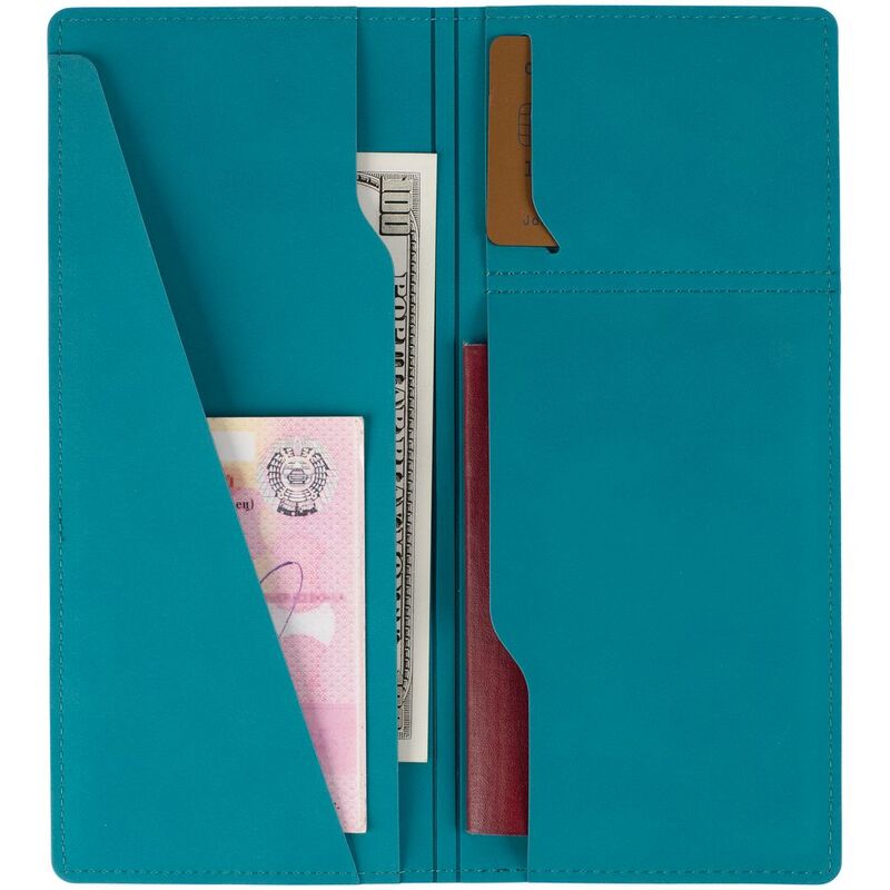 Дорожный органайзер Nubuk, бирюзовый арт.18079.49