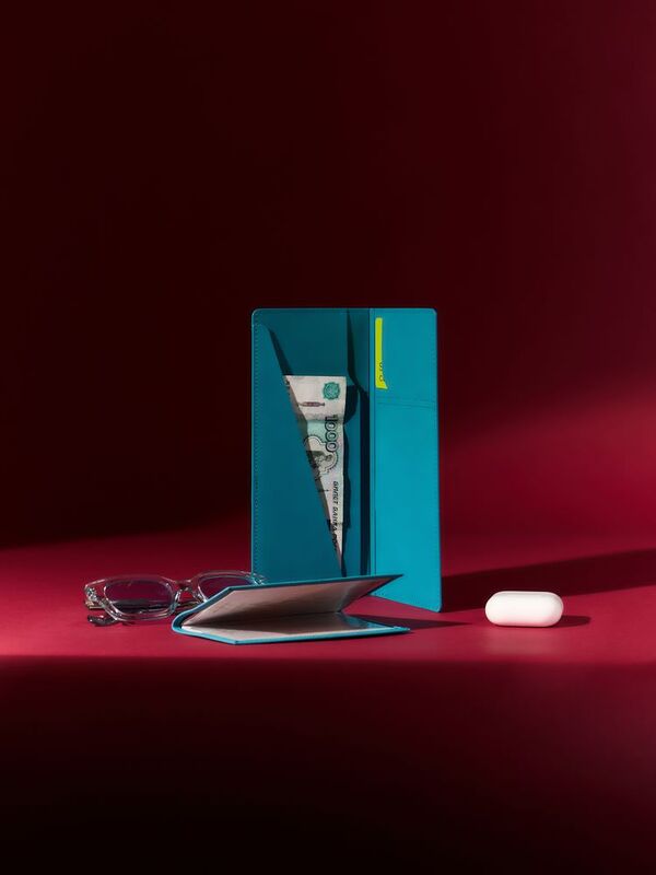 Дорожный органайзер Nubuk, бирюзовый арт.18079.49