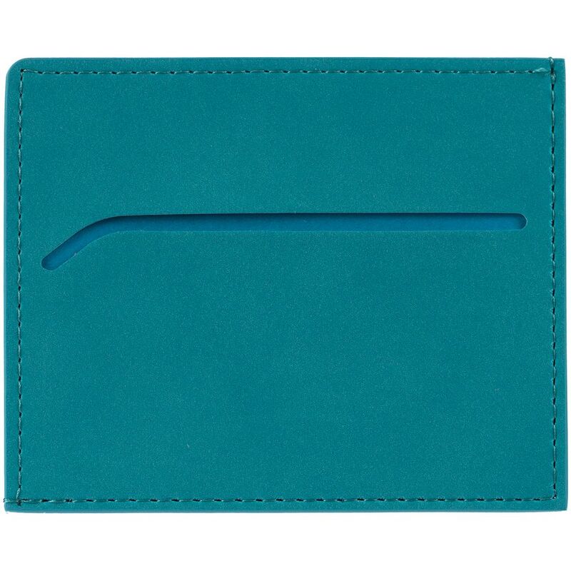 Чехол для карточек Nubuk, бирюзовый арт.18081.49