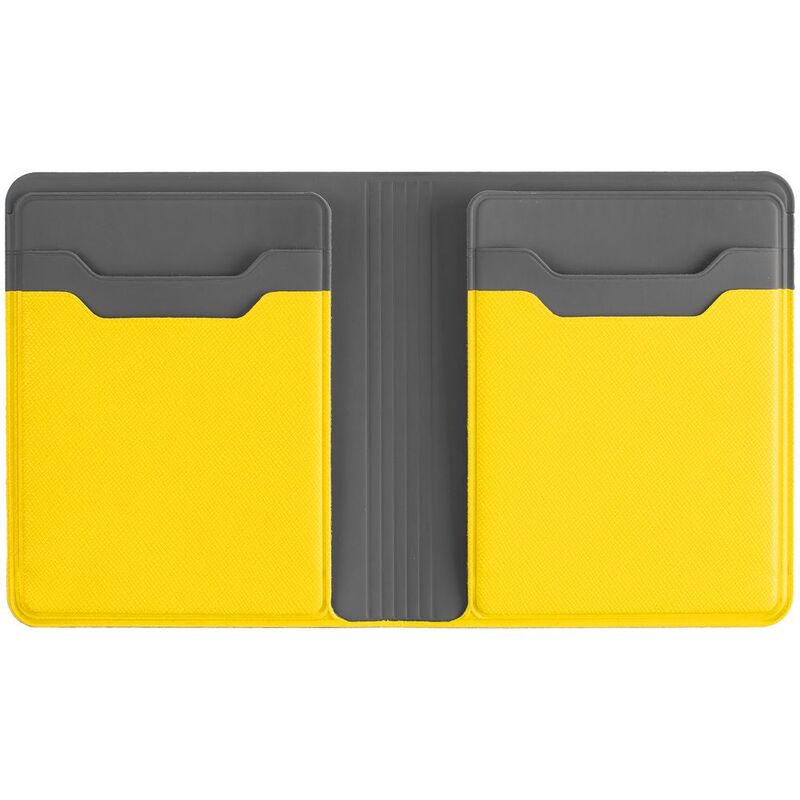 Картхолдер с отделением для купюр Dual, желтый арт.15623.81