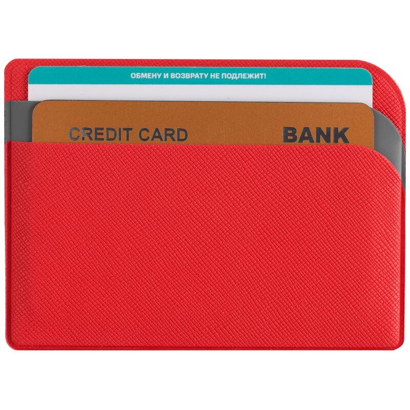 Чехол для карточек Dual, красный арт.15624.51