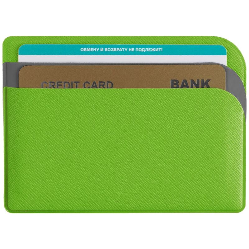 Чехол для карточек Dual, зеленый арт.15624.91
