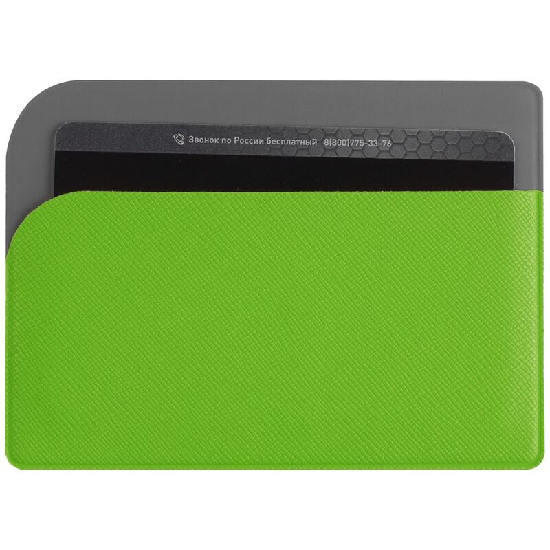 Чехол для карточек Dual, зеленый арт.15624.91