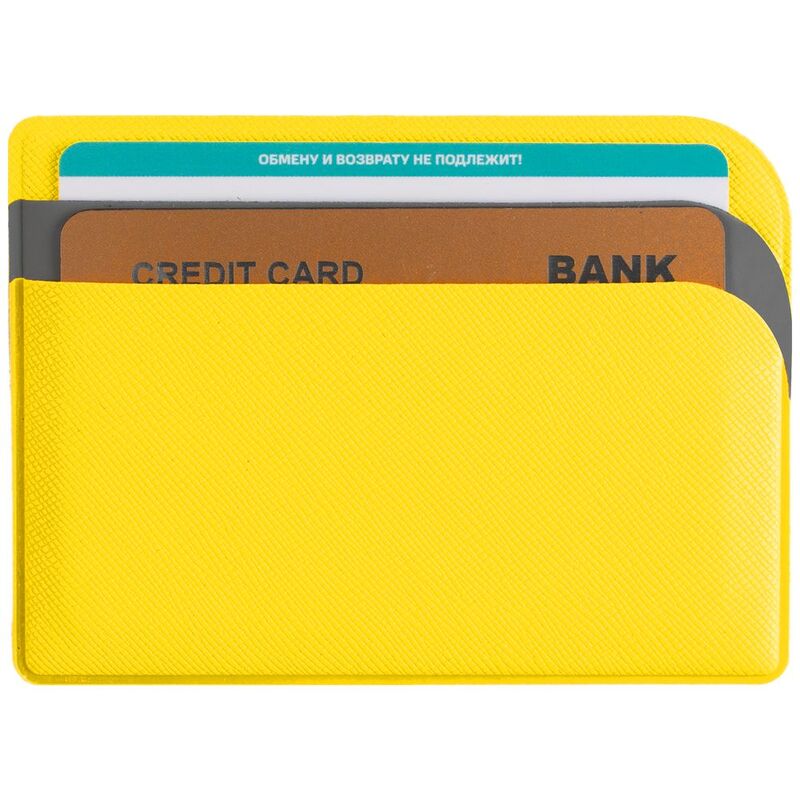 Чехол для карточек Dual, желтый арт.15624.81