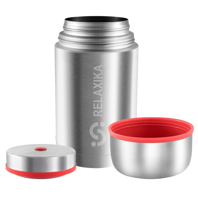 Термос для еды Relaxika 1000, стальной арт.15476.10