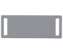 Шильдик металлический Kova, серый арт.16509.11