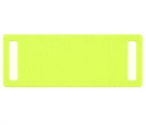 Шильдик металлический Kova, желтый неон арт.16509.89
