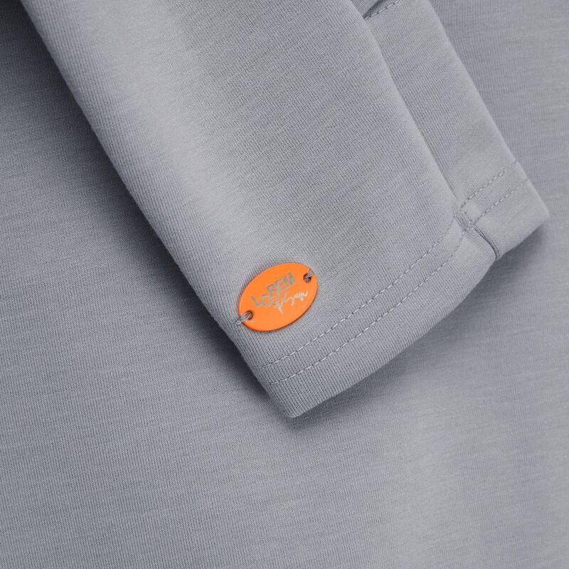 Шильдик металлический Alfa Oval, оранжевый неон арт.13843.22