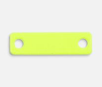 Шильдик металлический Alfa Liten, желтый неон арт.13844.89