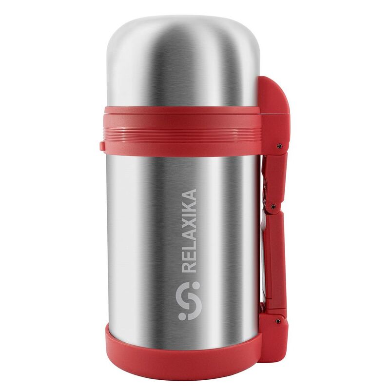 Термос для еды и напитков Relaxika 1000, стальной арт.15488.10