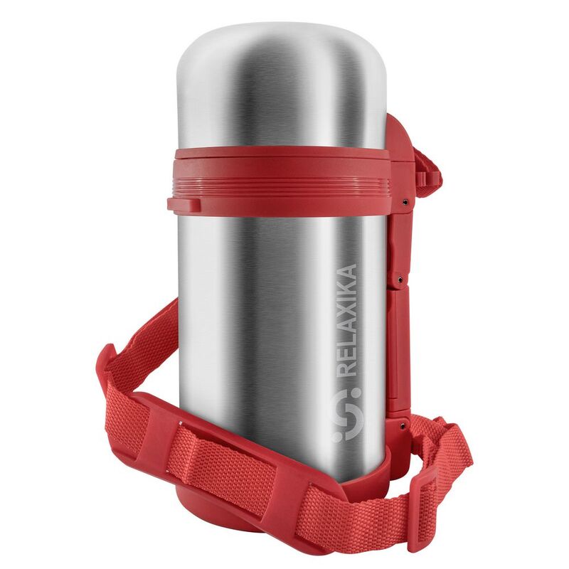 Термос для еды и напитков Relaxika 1000, стальной арт.15488.10